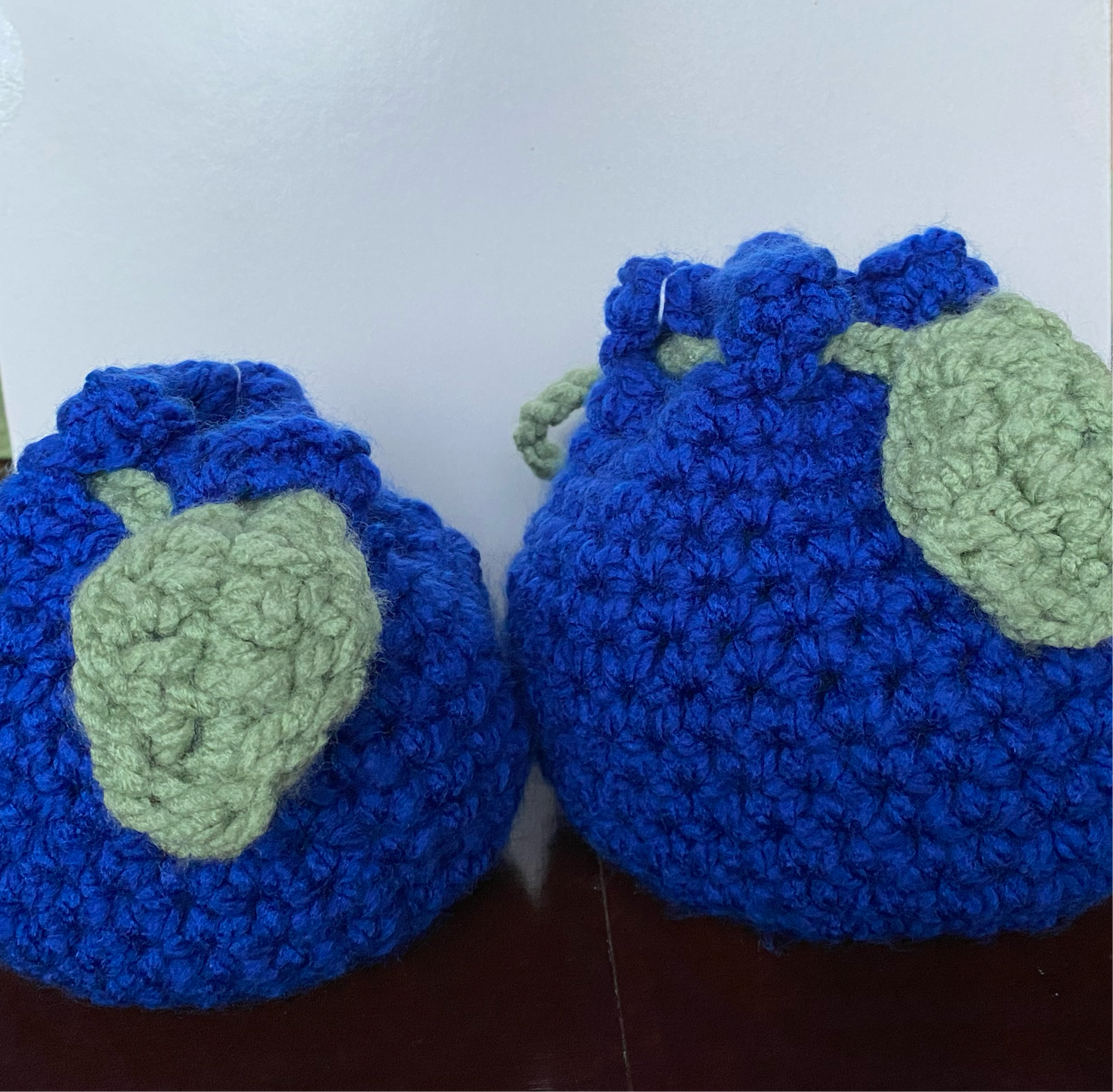 Handmade Crochet Blueberry Pouch – Sweet and Stylish Storage