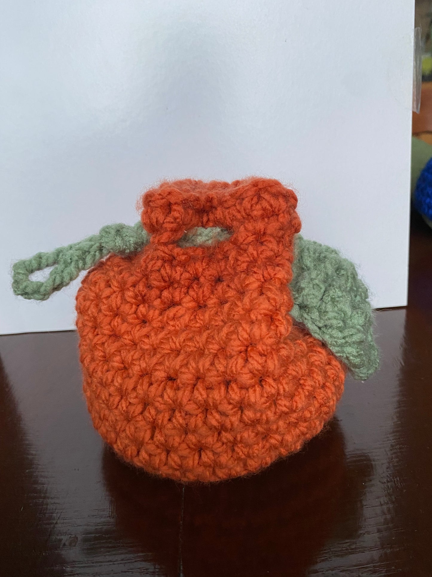 Handmade Crochet Pumpkin Pouch – Festive and Functional Fall Accessory